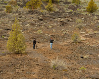 Susan and Harry at the Lava Beds